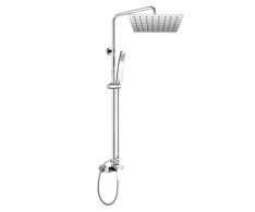 Mereo Viana Sprchová Baterie S Talířovou Hranatou Slim Sprchou 300x300 Mm, Nerez