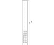 Sapho Minimal Ruční Sprcha, 184mm, Nerez Mat