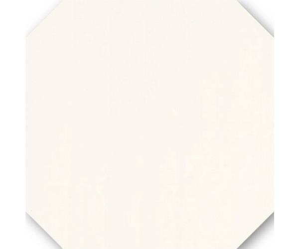 Retro dlažba Tonalite Diamante Ottagonetta Bianco 15x15 Matt. - bílá