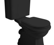 Kerasan Retro Wc Kombi Mísa 38,5x72cm, Spodní Odpad, černá Mat