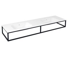 Sapho Ska Konzole Pod Umyvadlo/desku 180x22x51cm, černá Mat