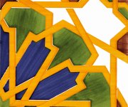 Retro dekor Aleluia Ceramicas Moorish Marrakesh 14x14