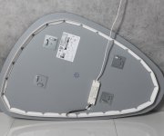 Sapho Elena Zrcadlo S Led Podsvícením 20w, 68x96cm, černá Mat