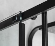 Polysan Altis Black Obdélníkový Sprchový Kout 900x800 Mm, L/p Varianta, Rohový Vstup, čiré Sklo