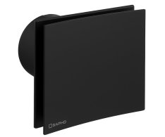 Sapho Eira Koupelnový Ventilátor Axiální, 15w, Potrubí 100mm, černá