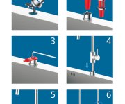 Dřezová baterie se sprchou SEINA Nikl - kartáčovaná 1/2'' SE910.5IN