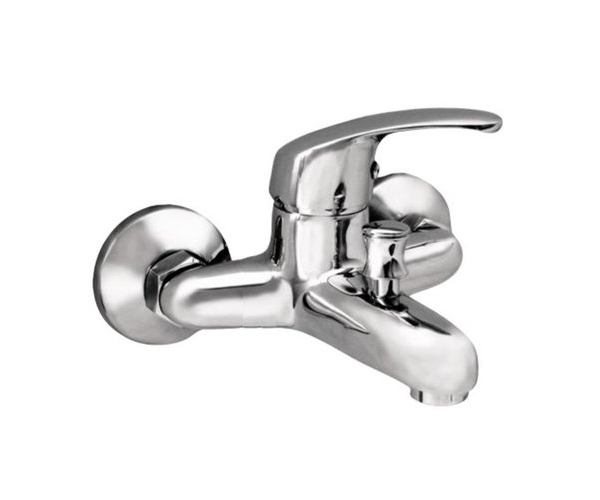 Vanová Stěnová Baterie Bez Příslušenství, Rozteč 100 Mm - Chrom – Zora