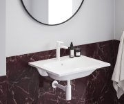 Umyvadlová stojánková baterie Eleganta EL 012.00 - EL 012.10WV Umyvadlová stojánková baterie 170 mm bez výpusti, White Velvet X070253