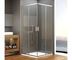 Bruckner Borg čtvercová Sprchová Zástěna 900x900x1950 Mm, čiré Sklo