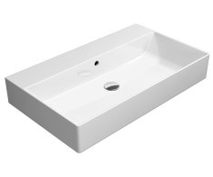 Gsi Kube X Keramické Umyvadlo 80x47cm, Bez Otvoru, Bílá Extraglaze