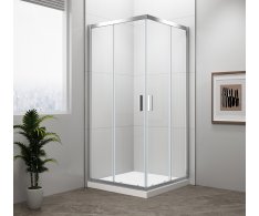 Polysan Easy čtvercová Sprchová Zástěna 800x800mm, čiré Sklo