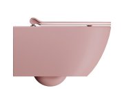 Gsi Pura Závěsná Wc Mísa, Swirlflush, 36x55cm, Blush Dual-mat