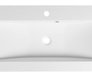 Sapho Yukon Umyvadlo, Litý Mramor, 120x45cm, Bílá