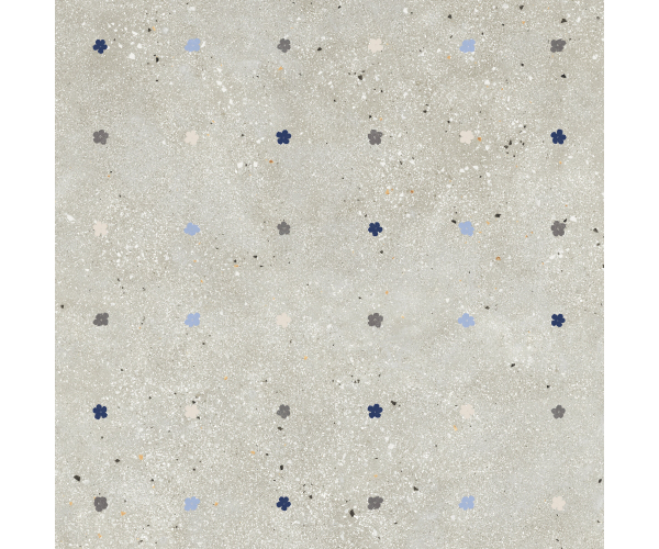 Dlažba jako beton Ape Ama Fiori Grigio 90x90 Matt. Rett. - šedá