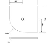 Polysan Flexia Vanička Z Litého Mramoru čtvrtkruh, S Možností úpravy Rozměru, 90x80cm, R550, Pravá