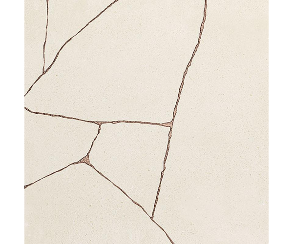 Dlažba jako beton Fioranese Kintsugi Moonlight HIBI 60,4x60,4 Nat. Rett. - béžová