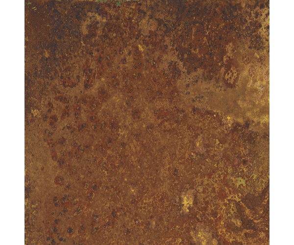 Dlažba jako kov Aparici Corten Oxidum 60x60 Nat. Rett. - hnědá