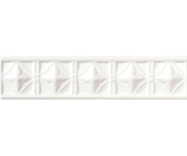 Retro obklad Grazia Essenze Neoclassico Ice 6x26 Luc. - bílá