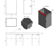 Sapho Prádelní Koš Do Skříně 310x500x230mm, Suchý Zip, šedá
