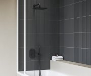 Hlavová sprcha čtvercová 250x250 mm - 986.20BLM Hlavová sprcha, 250x250 mm, černá matná X070521