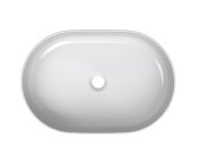 Umyvadlo Zeta Slim - Umyvadlo Zeta Slim 55, bez otvoru pro baterii, bez přepadu, bílá XJX01155007