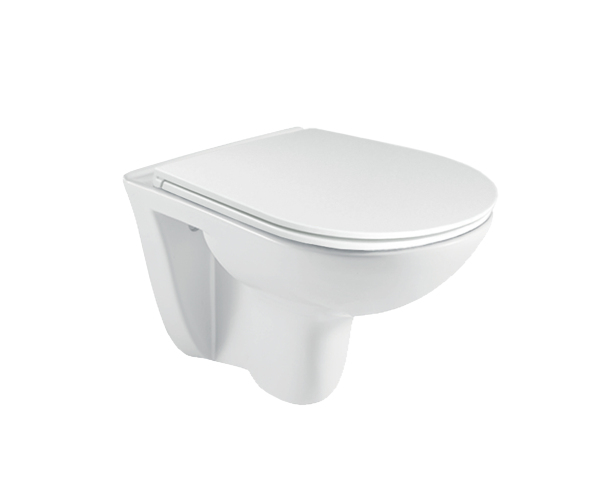 Mereo Wc Závěsné, Rimless, 530x355x360, Keramické, Vč. Sedátka Css123