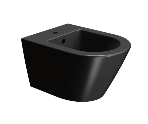Gsi Kube X Bidet Závěsný 36x50cm, černá Mat