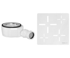 Gelco Vaničkový Sifon, Průměr Otvoru 90 Mm, Dn40, Krytka Bílá