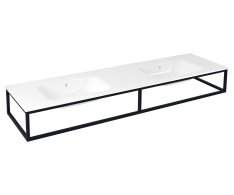 Sapho Ska Konzole Pod Umyvadlo/desku 180x22x51cm, černá Mat
