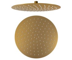 Sapho Slim Hlavová Sprcha, Průměr 300mm, Zlato Mat