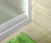 Aqualine Amadeo Posuvné Sprchové Dveře 1200 Mm, Sklo Brick