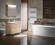 Aqualine Vega Galerka, 60x70x18cm, Dub Platin