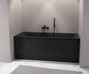Polysan Cleo Obdélníková Vana 170x70x48cm, černá Mat