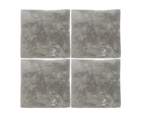 Retro obklad Cevica Zelij Special Decoro Plata 10x10 - stříbrná