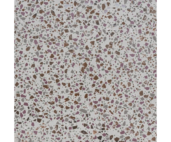 Dlažba jako terrazzo Gambini D_Project D_Lash Deep Pink 60x60 Rett.