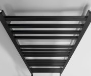 Sapho Metro Otopné Těleso 500x1200 Mm, černá Mat