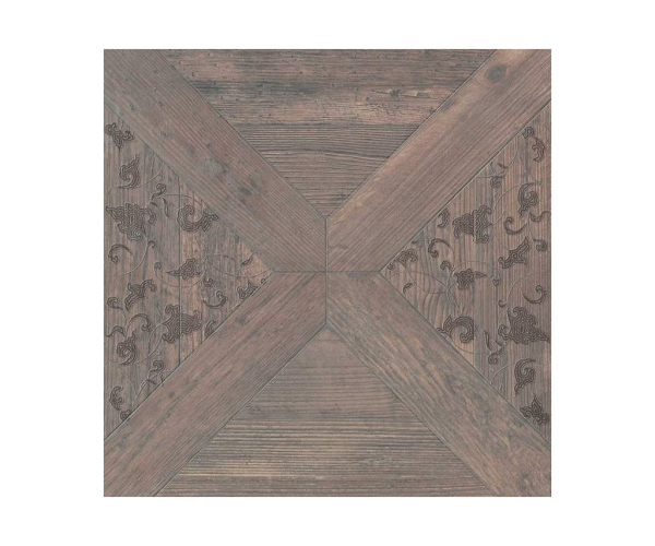 Retro dlažba Settecento Vintage Decoro Larice 47,8x47,8 - hnědá
