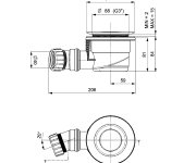 Polysan Vaničkový Sifon, Průměr 90mm, Dn40, Odtok V Mezikruží, Krytka Bílá