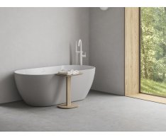 Stolek k vaně Wood - Stolek Wood S, dub transparent