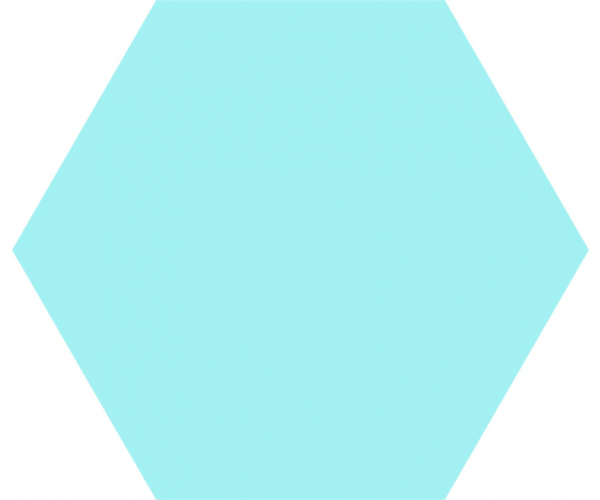Dlažba Codicer Basic Aqua Hex 25 22x25 - tyrkysová