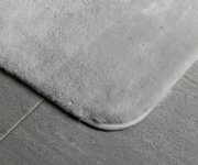 Gedy Fuzzy Koupelnová Předložka, 60x100cm, 100% Polyester, Protiskluz, šedá