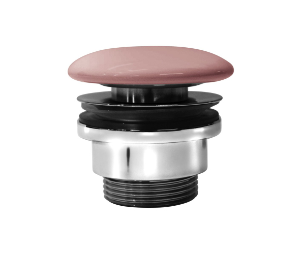 Gsi Umyvadlová Výpust 5/4“, Neuzavíratelná, Keramická Zátka, 5-65mm, Blush Mat