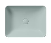 Gsi Sand/nubes Keramické Umyvadlo Na Desku 50x38cm, Ghiaccio Mat