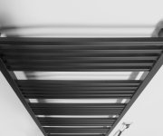 Sapho Metro-e Elektrické Otopné Těleso Rovné 600x1620mm, 800 W, černá Mat