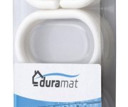 Aqualine Kroužky Na Sprchový Závěs 12 Ks, Plast, Bílá