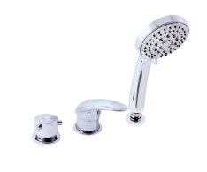 Vanová baterie 3-otvorová DUNAJ Chrom 1/2" D475.5P
