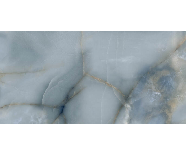 Dlažba jako mramor APE Onice Sky Pol 60x120 Rett. - modrá