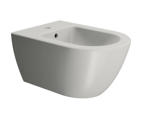 Gsi Pura Bidet Závěsný, 36x55cm, Cenere Mat
