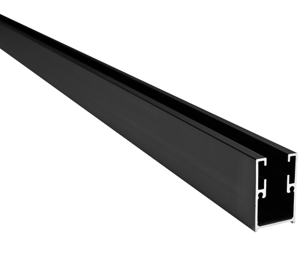 Polysan Easy Black Stěnový Profil Boční Stěny, 1900mm