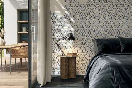 Na podlaze Terracreta Oltremare 20x20, obklad - Terracreta Dipinto Marna 25x21,6 (Marca Corona)